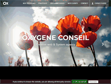 Tablet Screenshot of oxygene-conseil.fr